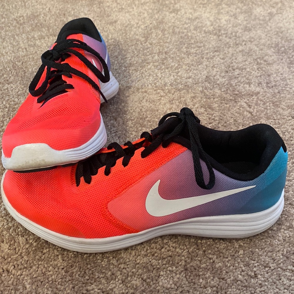 Nike Revolution 3 sneakers. Barley worn